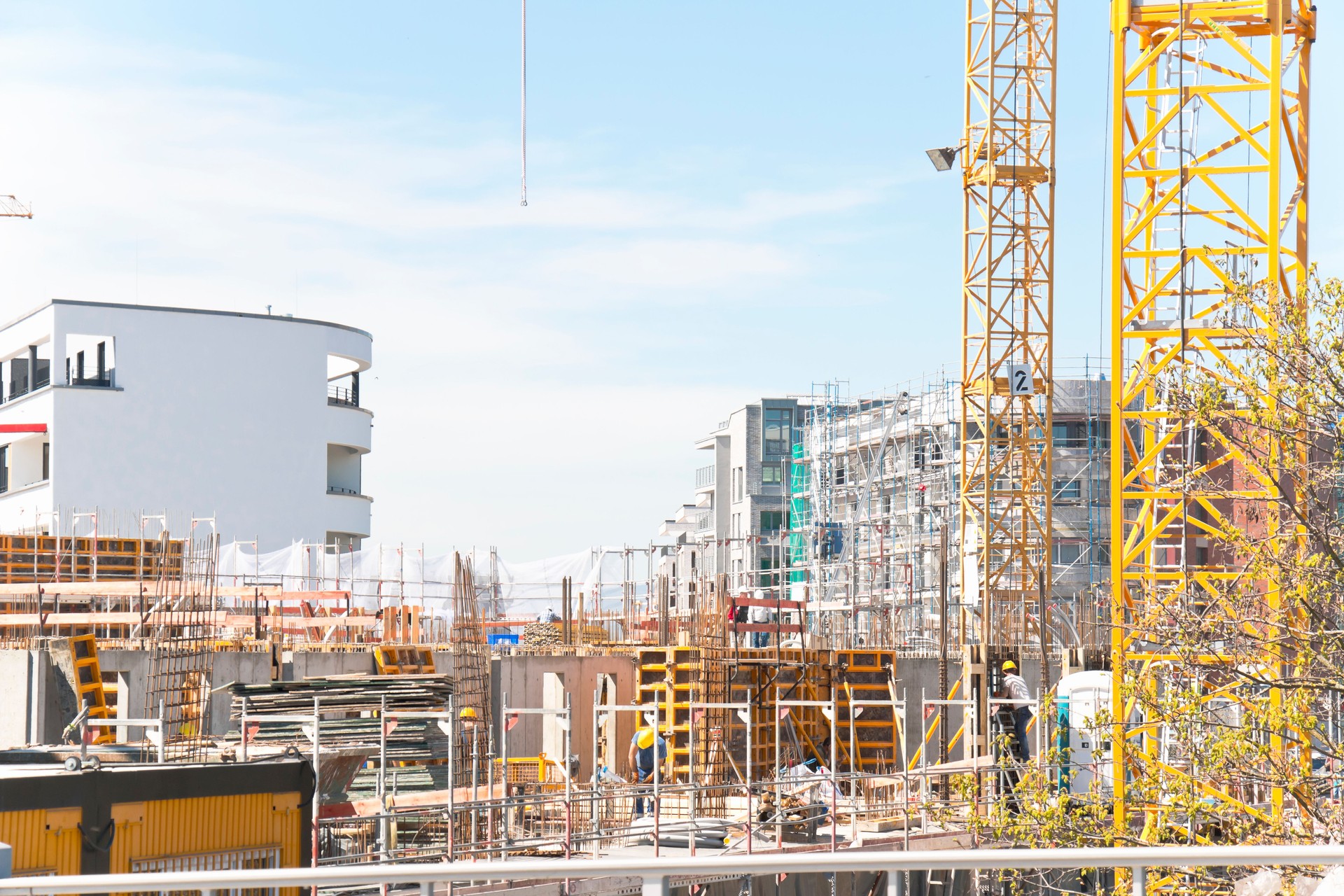 Construction Site Housing Project